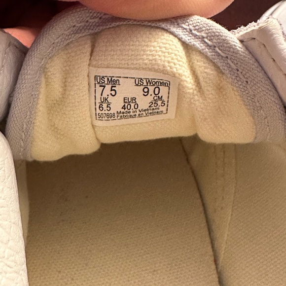 Vans Off The Wall Womens Size 9 Light Blue Low Top Lace Up # Worn Once # - Picture 4 of 7